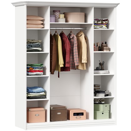 Шкаф четырехстворчатый Джулия (Белый) - фото 125994