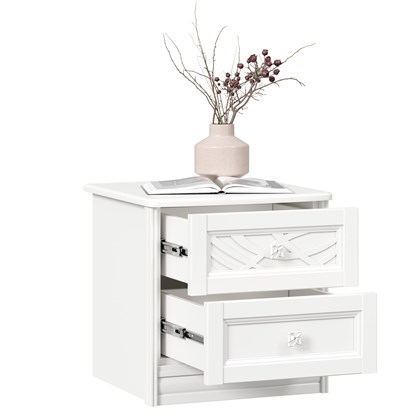 Тумба прикроватная Джулия (Белый) - фото 126028