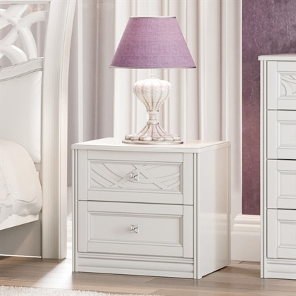 Тумба прикроватная Джулия (Белый) - фото 126029