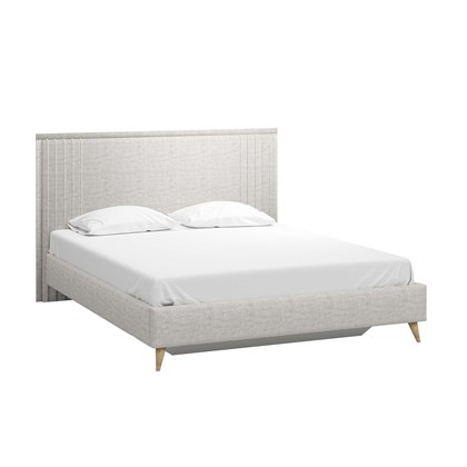 Кровать 1600 мягкая без основания Шелли (EL-6B Серая) - фото 126598