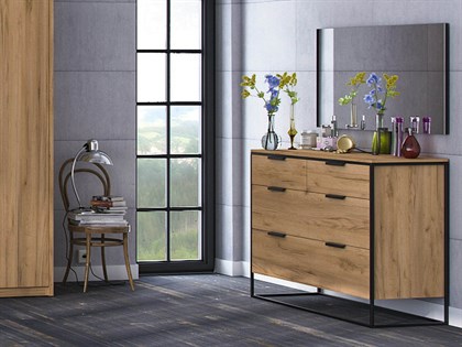 Норд Спальный гарнитур №1 (Дуб золотой) - фото 126964