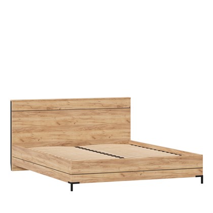 Кровать двуспальная 1600 Норд (Дуб Золотой) - фото 126985