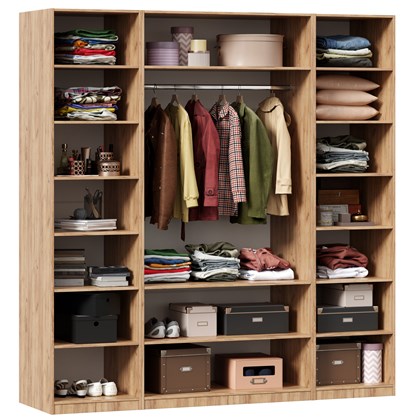 Норд Шкаф четырехстворчатый (Дуб Золотой) - фото 127045