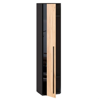 Неаполь Шкаф одностворчатый (Черный/Дуб Золотой) - фото 127174