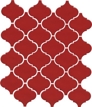 65013 Авейру мозаичный красный глянцевый 26х30 керамическая плитка - фото 127306