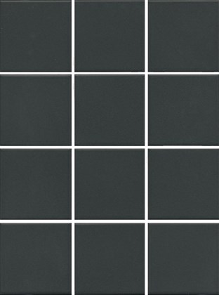 1333 Агуста черный натуральный 9,8х9,8 из 12 частей керамогранит - фото 127324