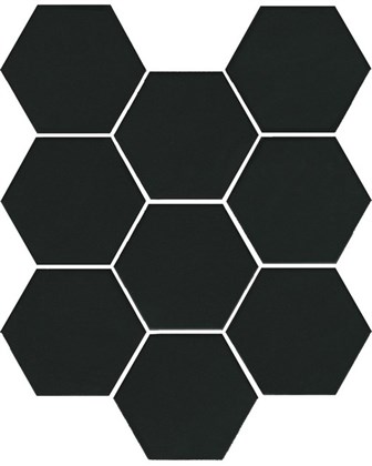 SG1008N Кальсада черный натуральный 10,4х12 керамогранит - фото 127521