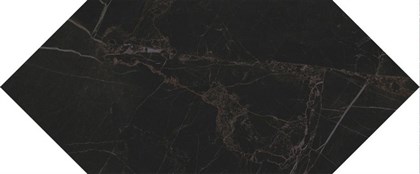 35007 Келуш черный глянцевый 14х34 керамическая плитка - фото 127594