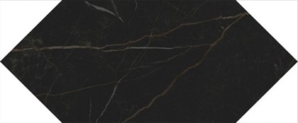 35007 Келуш черный глянцевый 14х34 керамическая плитка - фото 127596