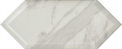 35009 Келуш грань белый глянцевый 14х34 керамическая плитка - фото 127614