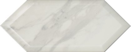 35009 Келуш грань белый глянцевый 14х34 керамическая плитка - фото 127616