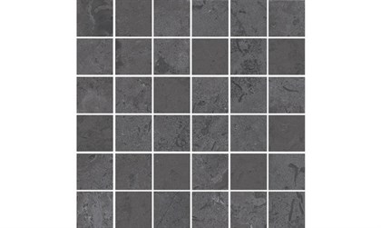 DD2051/MM Про Лаймстоун серый темный матовый мозаичный 30х30 керамогранит - фото 127951