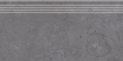 DD205100R/GR Cтупень Про Лаймстоун серый темный натуральный обрезной 60х30 - фото 127954