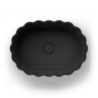 CC.wb.50/BLK.M Раковина ARTBASIN Conchiglia 50 см, цв черный матовый - фото 128166