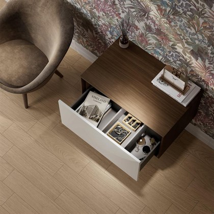 AT.80/WHT.M Тумба ATOLLO 80 см 1 ящик без ножек, белая матовая - фото 128225