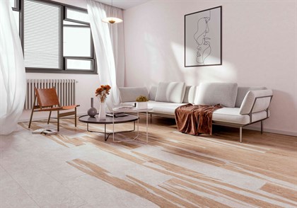 Керамогранит Sintonia серый 19,8x119,8 - фото 129257