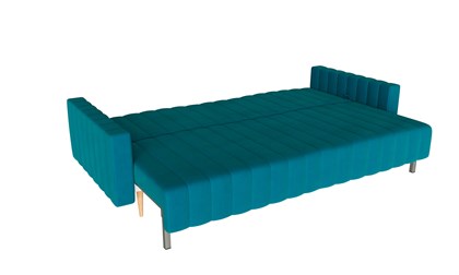 Хьюго Диван прямой трёхместный (синий) - фото 129361