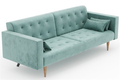 Нейт Диван трёхместный (Зелёный, ткань PHUKET 1031) - фото 129369