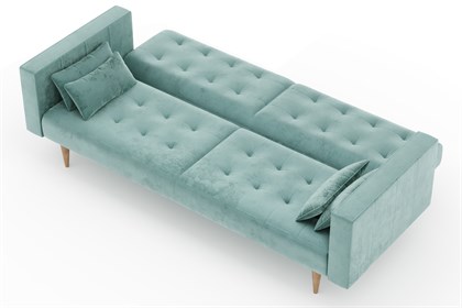 Нейт Диван трёхместный (Зелёный, ткань PHUKET 1031) - фото 129370