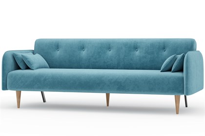 Бьерн Диван трёхместный (Светло-голубой, ткань UNI IDEA 1022) - фото 129375