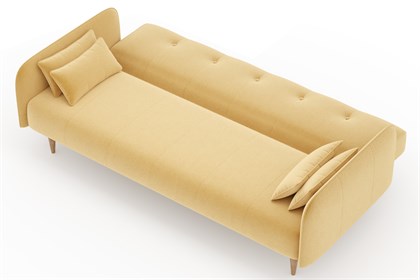 Бьерн Диван трёхместный (Горчичный, ткань UNI IDEA 1028) - фото 129386