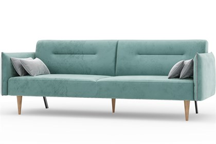 Протей Диван трёхместный (Зелёный/Светло-серый, ткань PHUKET 1031/1061) - фото 129389