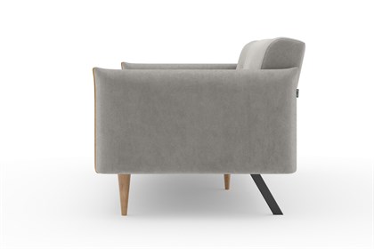 Протей Диван трёхместный (Светло-серый/Горчичный, ткань UNI IDEA 1009/1028) - фото 129398