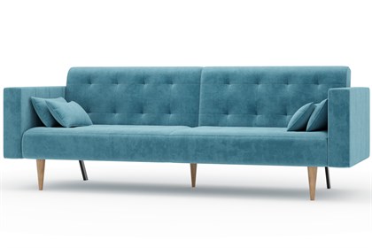 Нейт Диван трёхместный (Светло-голубой, ткань UNI IDEA 1022) - фото 129403