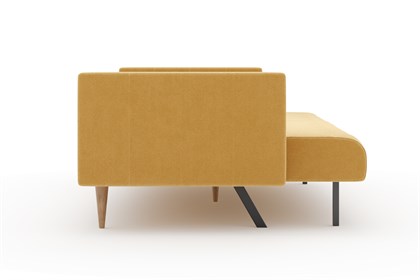 Нейт Диван трёхместный (Горчичный, ткань UNI IDEA PLAN арт.1028) - фото 129423