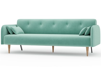 Бьерн Диван трёхместный (Светло-зелёный, ткань UNI IDEA PLAN арт.1043) - фото 129426