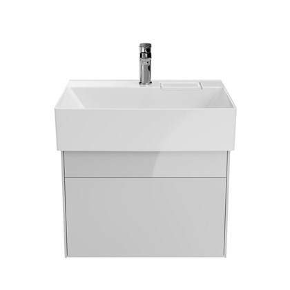 LO.60.2/WHT Тумба LOGICA подвесная 2 ящика 60 см, белоснежный - фото 129671