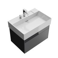 LO.70.2/ST Тумба LOGICA подвесная 2 ящика 70 см, стальной серый - фото 129692