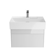 LO.70.2/WHT Тумба LOGICA подвесная 2 ящика 70 см, белоснежный - фото 129699