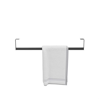 LO.trl.70/BLK.M Держатель для полотенец к раковинам LOGICA 70 с крепежом, черный матовый - фото 129733