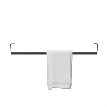 LO.trl.90/BLK.M Держатель для полотенец к раковинам LOGICA 90 с крепежом, черный матовый - фото 129741