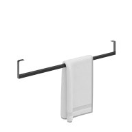 LO.trl.90/BLK.M Держатель для полотенец к раковинам LOGICA 90 с крепежом, черный матовый - фото 129743