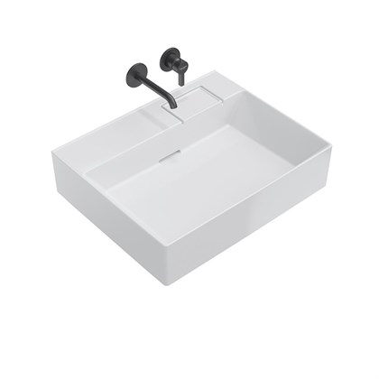 LO.wb.60.0 Раковина LOGICA мебельная без отверстий 60, белая глянцевая - фото 129749