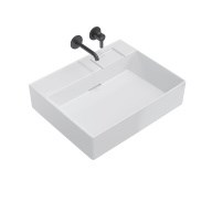 LO.wb.60.0 Раковина LOGICA мебельная без отверстий 60, белая глянцевая - фото 129755