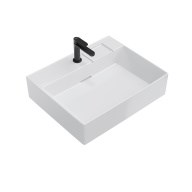 LO.wb.60.1 Раковина LOGICA мебельная с одним отверстием 60, белая глянцевая - фото 129767