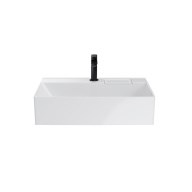 LO.wb.60.1 Раковина LOGICA мебельная с одним отверстием 60, белая глянцевая - фото 129768