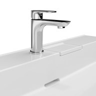 LO.wb.60.1 Раковина LOGICA мебельная с одним отверстием 60, белая глянцевая - фото 129770