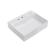 LO.wb.60.2 Раковина LOGICA мебельная с двумя отверстиями 60, белая глянцевая - фото 129776