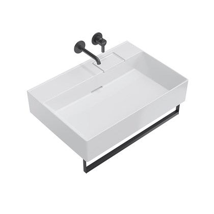 LO.wb.70.0 Раковина LOGICA мебельная/подвесная без отверстий 70, белая глянцевая - фото 129783