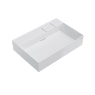 LO.wb.70.0 Раковина LOGICA мебельная/подвесная без отверстий 70, белая глянцевая - фото 129787