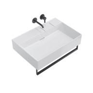 LO.wb.70.0 Раковина LOGICA мебельная/подвесная без отверстий 70, белая глянцевая - фото 129789