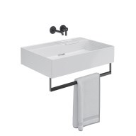 LO.wb.70.0 Раковина LOGICA мебельная/подвесная без отверстий 70, белая глянцевая - фото 129791