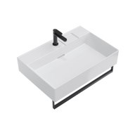 LO.wb.70.1 Раковина LOGICA мебельная/подвесная с одним отверстием 70, белая глянцевая - фото 129801