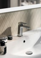 V2CR205KM Смеситель FIORETTO для раковины без донного клапана, хром - фото 129908