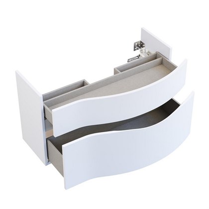 RV.100Rh/WHT.M Тумба RIVA 100 см правая, белая матовая - фото 129995