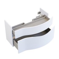 RV.100Rh/WHT.M Тумба RIVA 100 см правая, белая матовая - фото 130007